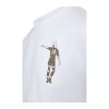 Cruyff - Dos Rayas Print T-Shirt - Wit/ Goud