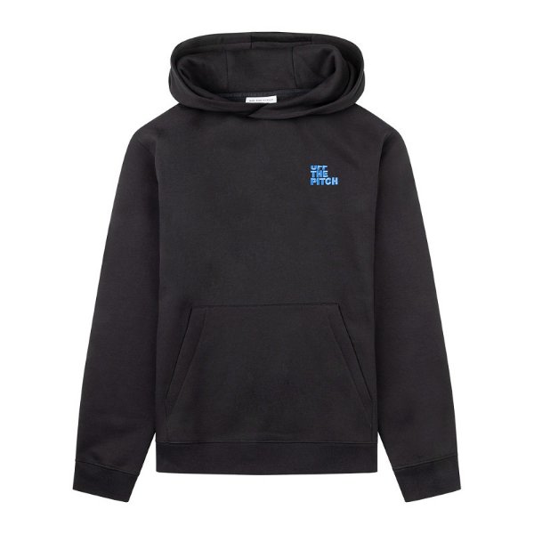 Off The Pitch - Fullstop Hooded Sweater - Black