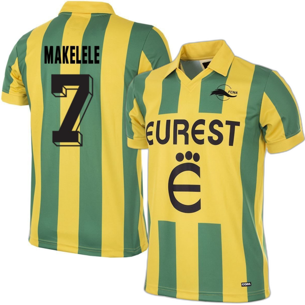 FC Nantes Retro Football Shirt 1994-95 + Makelele 7