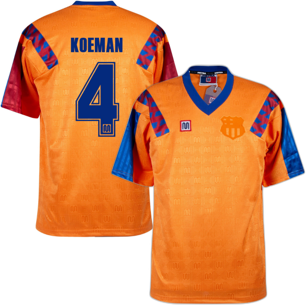 Meyba - Barcelona Retro Voetbalshirt 1991-1992 + Koeman 4