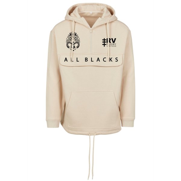 Rugby Vintage - All Blacks Anorak Hoodie - Sand