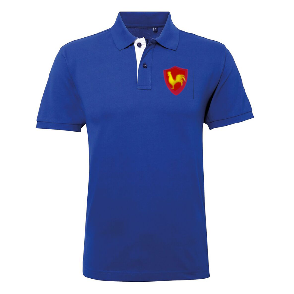 Bild von Rugby Vintage - Frankreich Polo - Blau