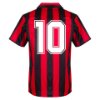 AC Milan Retro Voetbalshirt 1988-1989 + Nummer 10