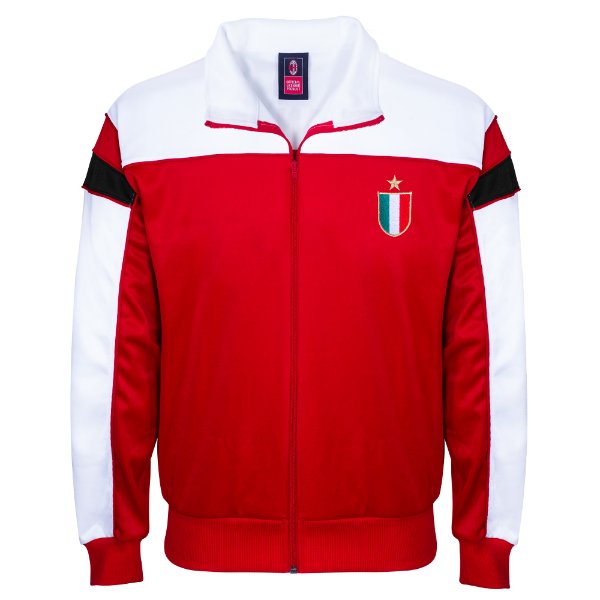 AC Milan Retro Football Track Jacket 1987-1989